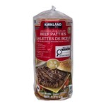 Frozen Lean Sirloin Ground Beef Patties